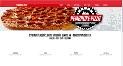 Desktop Screenshot of pembrokepizza.com